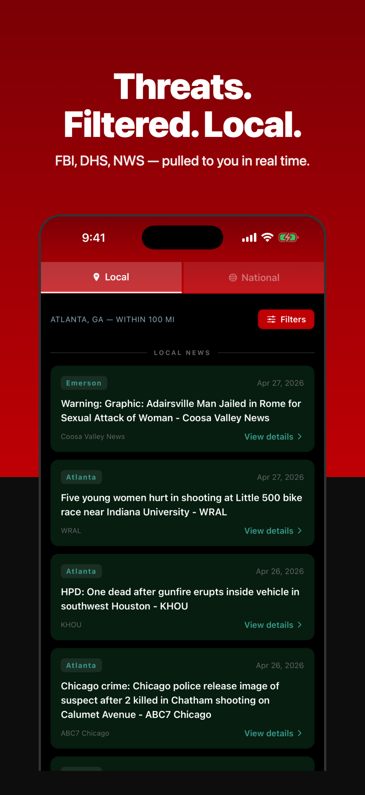 ARX Command emergency alerts