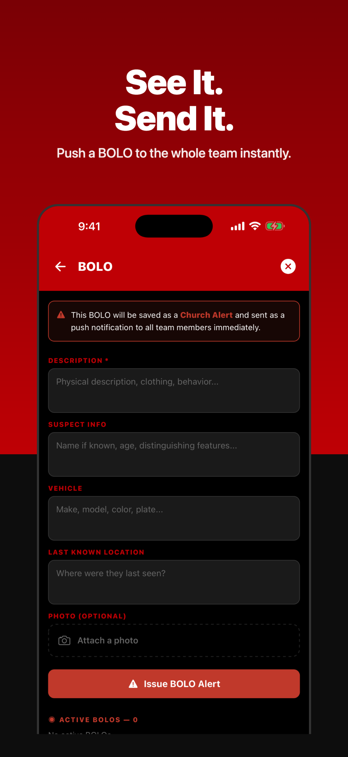 ARX Command BOLO alerts